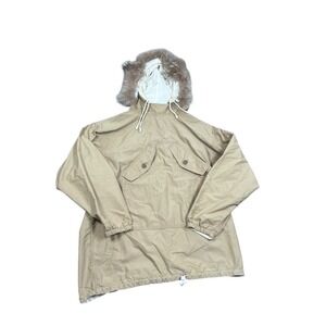 Tenth Mountain Aspen Dona Stuart Design Fur Hood Anorak Reversible Jacket M/L